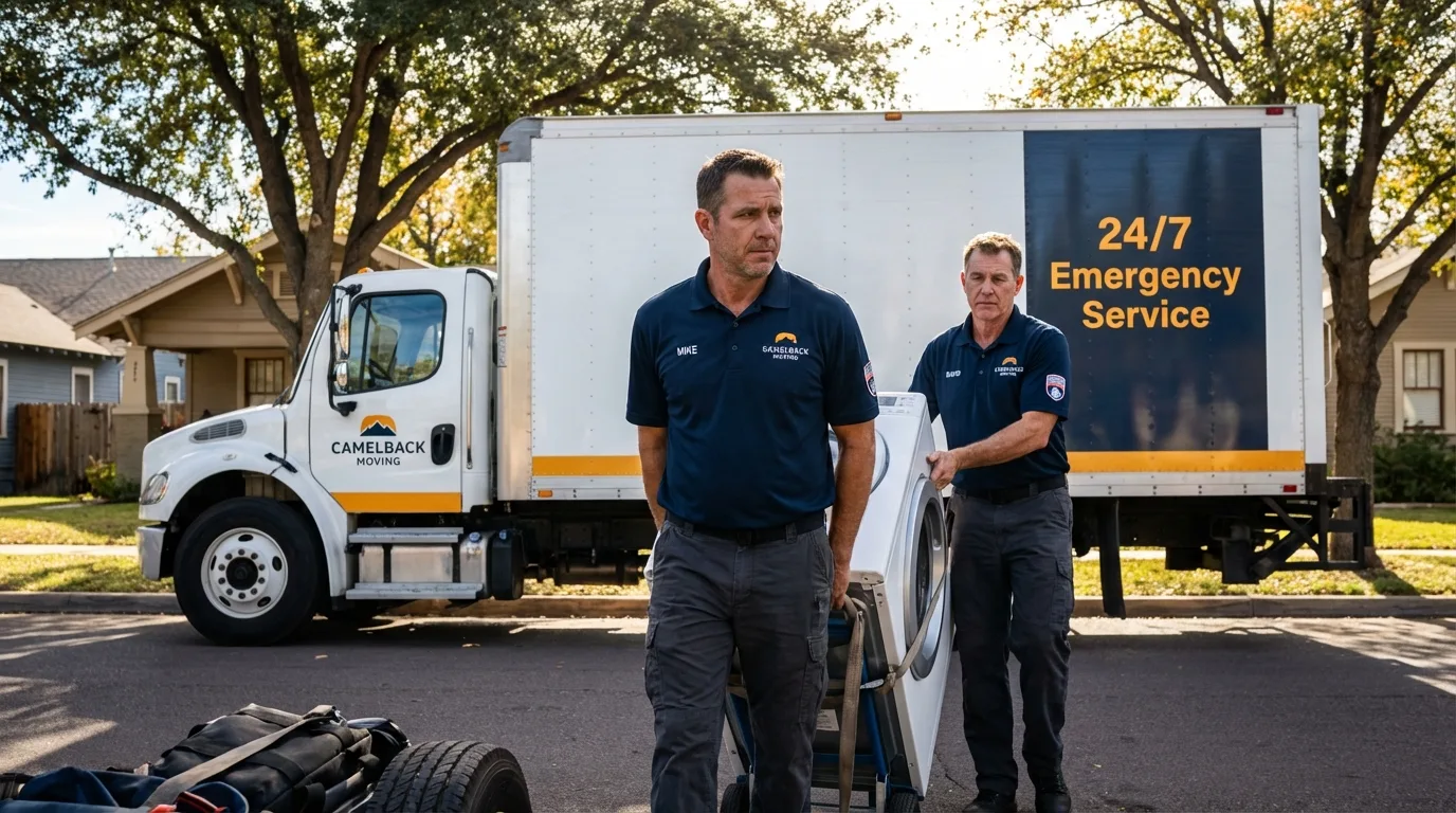 CamelBack Moving crew loading furniture in Brielle, NJ